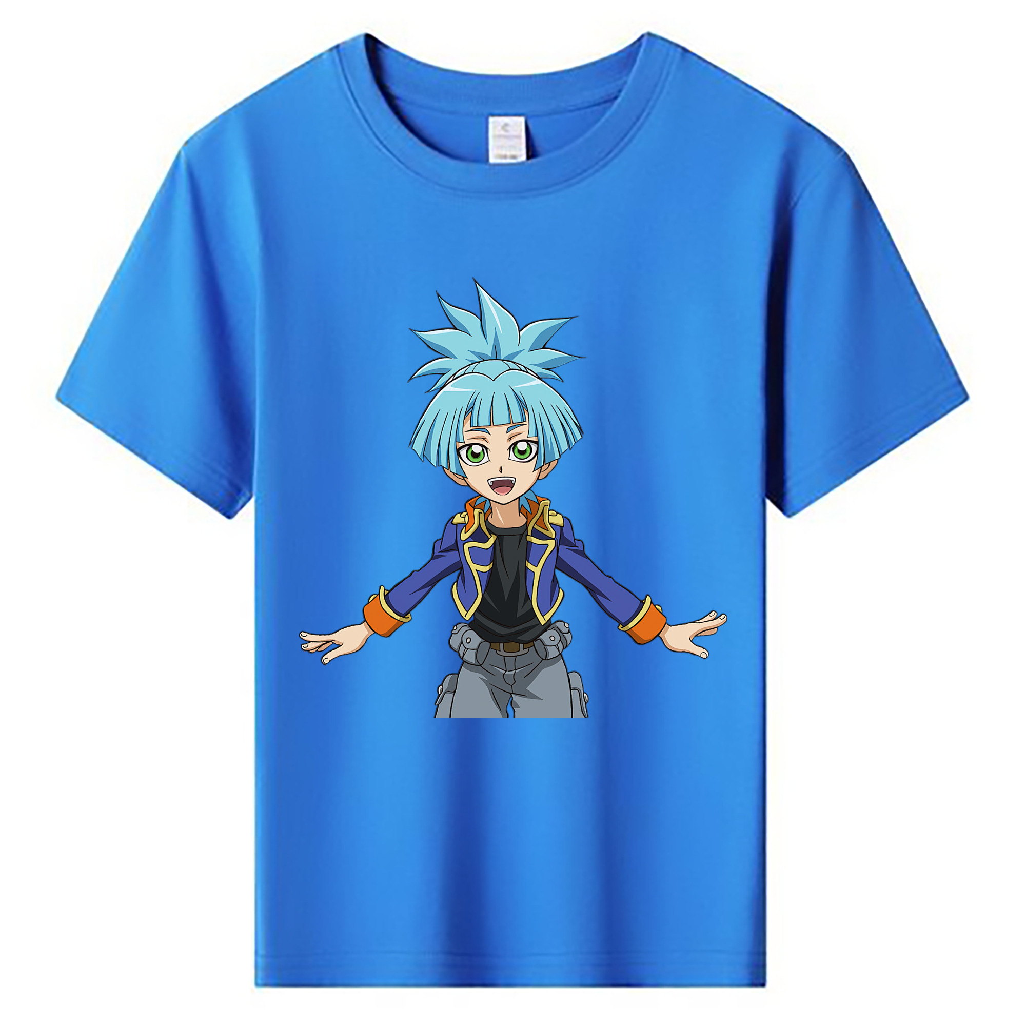（画像用） 遊☆戯☆王 Yu-Gi-Oh! 綿100％キッズTシャツ（フロントプリント）